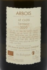 Anne et Jean-Francois Ganevat Arbois Le Clos Savagnin 2020